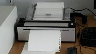 Braille PrinterEmbosser in action [upl. by Zulema474]