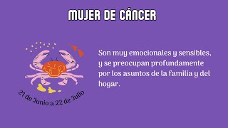 IA Predice  Mujer de Cáncer características [upl. by Graaf]