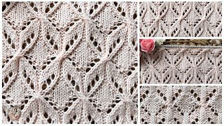 357 ❣️INCROYABLE Point au TRICOT❣️ mailanec tutorial knitting pattern tricot вязание [upl. by Calise970]