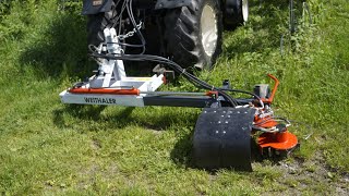 Unterstockbürste Weithaler  mechanische Unterstockbearbeitung im Obstbau und Weinbau Video3 [upl. by Uase]