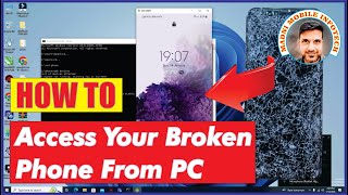 How To Access Screen Broken Mobile And Screen Mirroring  Data Recovery  Tamil [upl. by Marquis]