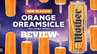 Mother Orange Dreamsicle Energy Drink Review [upl. by Okihcim]