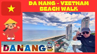 Da Nang Beach walk  Vietnam [upl. by Walcott78]