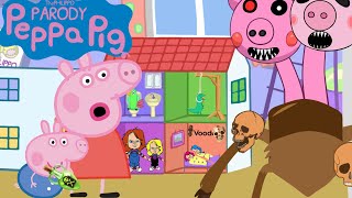 PEPPA PARODIES PIGGY  MR SKINNYLEGS  FUNNY PEPPA ANIMATION [upl. by Aniratac270]