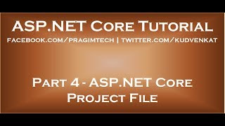 ASP NET core project file [upl. by Assyl350]