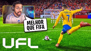 MINHA PRIMEIRA VEZ JOGANDO O UFL MELHOR QUE FIFA [upl. by Ialohcin]