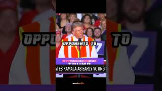 Trumps Garbage truck donaldtrump kamalaharris joebiden maga2024 news shorts election24 fyp [upl. by Nyer796]