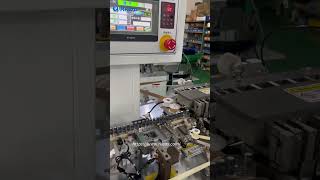 RS901WQ Automatic LED and capacitor radial components taping equipmenttaping machine [upl. by Gradeigh]