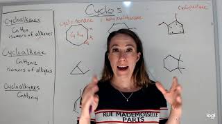 Naming Cycloalkanes Cycloalkenes and Cycloalkynes [upl. by Earehc]