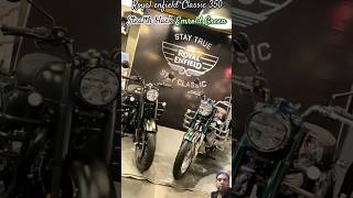 Royal enfield classic 350 emrold Green  stealth black automobile classic350stealthblackshorts [upl. by Jule429]