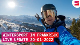 Live uit Morzine in Portes du Soleil  Wintersport update 20012022 [upl. by Doughty474]