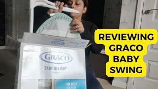 Reviewing and Assembling Graco Baby Swing [upl. by Conway]