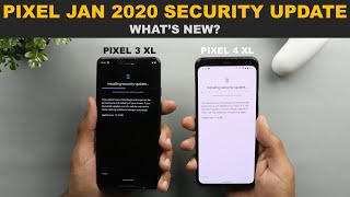 Google Pixel January 2020 Security Update  Hands On  Whats New [upl. by Erbas]