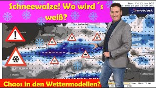 Warnung Wintersturm Schneewalze Eisregen Glätte Nächste Woche wird das Winterwetter turbulent [upl. by Adabel]