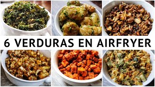 CÓMO HACER VERDURAS EN FREIDORA DE AIRE  FABI HAM RECETAS [upl. by Celestyn]