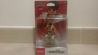 Ryu Amiibo Super Smash Bros Unboxing [upl. by Esirahc783]