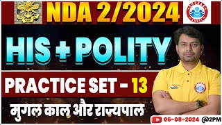 NDA 022024  NDA Practice Set 13 मुगल काल और राज्यपाल Polity For NDA 2024 By Nitin Sir [upl. by Abdu]