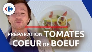 Préparation à base de tomates coeur de boeuf avec Jean Imbert  1 2 3 Frais Partez [upl. by Cavil]