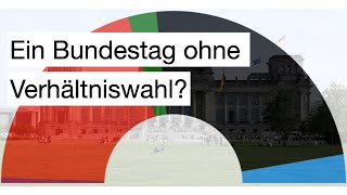 Ein Bundestag ohne Verhältniswahl [upl. by Yecrad475]