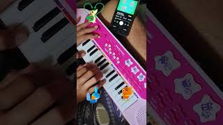 Littleroot town theme song on my little ones toy keyboard retrogaming nostalgia pokemon [upl. by Fritts]