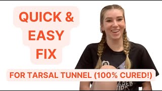 Tarsal Tunnel Tutorial Nerve Compression amp How To Heal With Orthotics Patient Testimonial [upl. by Nomis254]