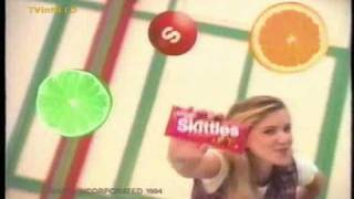 Skittles Commercial 1995 [upl. by Hteazile]