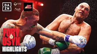 UNDISPUTED CHAMPION CROWNED  Tyson Fury vs Oleksandr Usyk Fight Highlights Ring of Fire [upl. by Aruon]