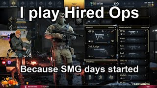 My SMG Days Have Started Today in Hired Ops Gamin [upl. by Amery55]