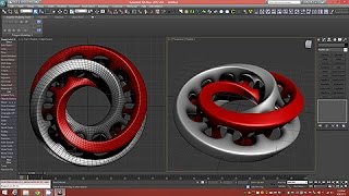 3d Tutorial  Interlocked Mobius Strip  3dsmax [upl. by Wojcik]