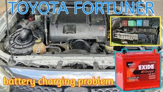 self start problem  charging system malfunction Toyota fortuner [upl. by Gerard]