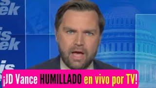 JD Vance HUMILLADO en la televisión nacional ¡momento impactante [upl. by Ahseenak338]