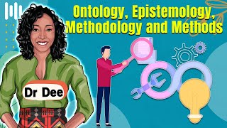 Ontology epistemology methodology and methods I Dr Dee [upl. by Zach]