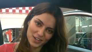 Catrinel Menghia thanks the 200000 Abarth fans on Facebook [upl. by Eno184]