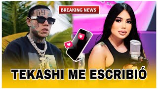 TEKASHI 6IX9INE ENVIA DM A quot COMUNICADORAquot Y ESTA LO REVELA [upl. by Ennirok]