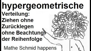 Hypergeometrische Verteilung Wieviele Fische sind im Teich  Mathematik vom Mathe Schmid [upl. by Udella]