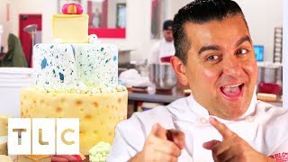 The Cheesiest Cheese Cake  Cake Boss [upl. by Antipus]