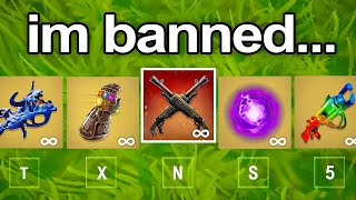 FORTNITE But Everyone Has BANNED Items [upl. by Eseuqcaj]