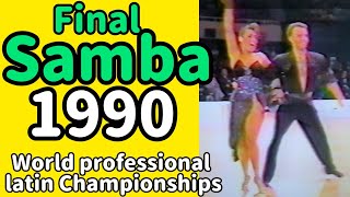 Ballroom latin Dance world professional latin Championships final Samba [upl. by Namia]