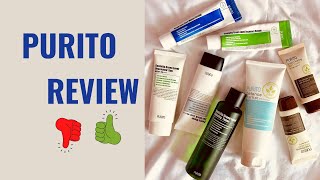 PURITO Honest Review ✔️❌ BEST or WORST Korean Skincare products  Shelley Nayak [upl. by Remus770]