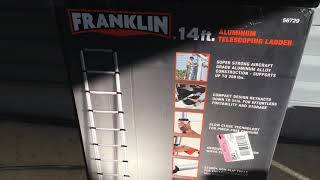 Harbor Freight telescoping ladder [upl. by Oretna]