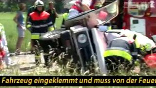 Lauterach Frontalcrash auf der Senderstraße [upl. by Aihsas]