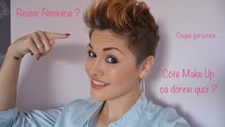 Comment rester féminine avec les cheveux très courts [upl. by Ahsinad]