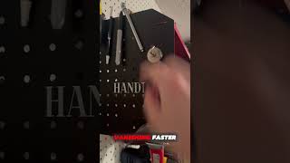 HANDT Pegboard Tool Organizer’s here turning messy garages into masterpieces 🔧 diy [upl. by Marillin]