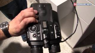 IFA 2011 Sony DEV3  DEV5 3D binocular camera raw video [upl. by Aneehsal690]