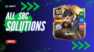 Rodri All Sbc Solution  Madfut 25 [upl. by Mcmullan]