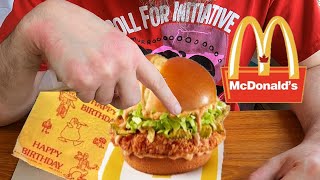 NEW Firecracker McCrispy from McDonalds is it HOT as BALLS [upl. by Linnet]