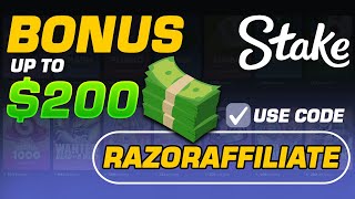 Stake Promo Code 2024  BEST CODE FOR BONUS  Stake Promo Code [upl. by Hairim781]