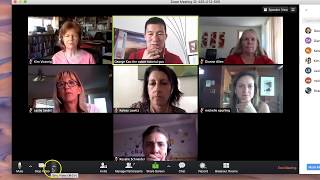 Zoom Meeting How To Use with example of a Breakout Group [upl. by Ahtnicaj]