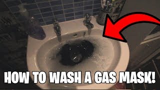 How to Wash A Gas Mask GP5S10FM12CT12 [upl. by Vasileior]