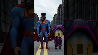 camera super man save minecraft steve and cat [upl. by Ardaed249]